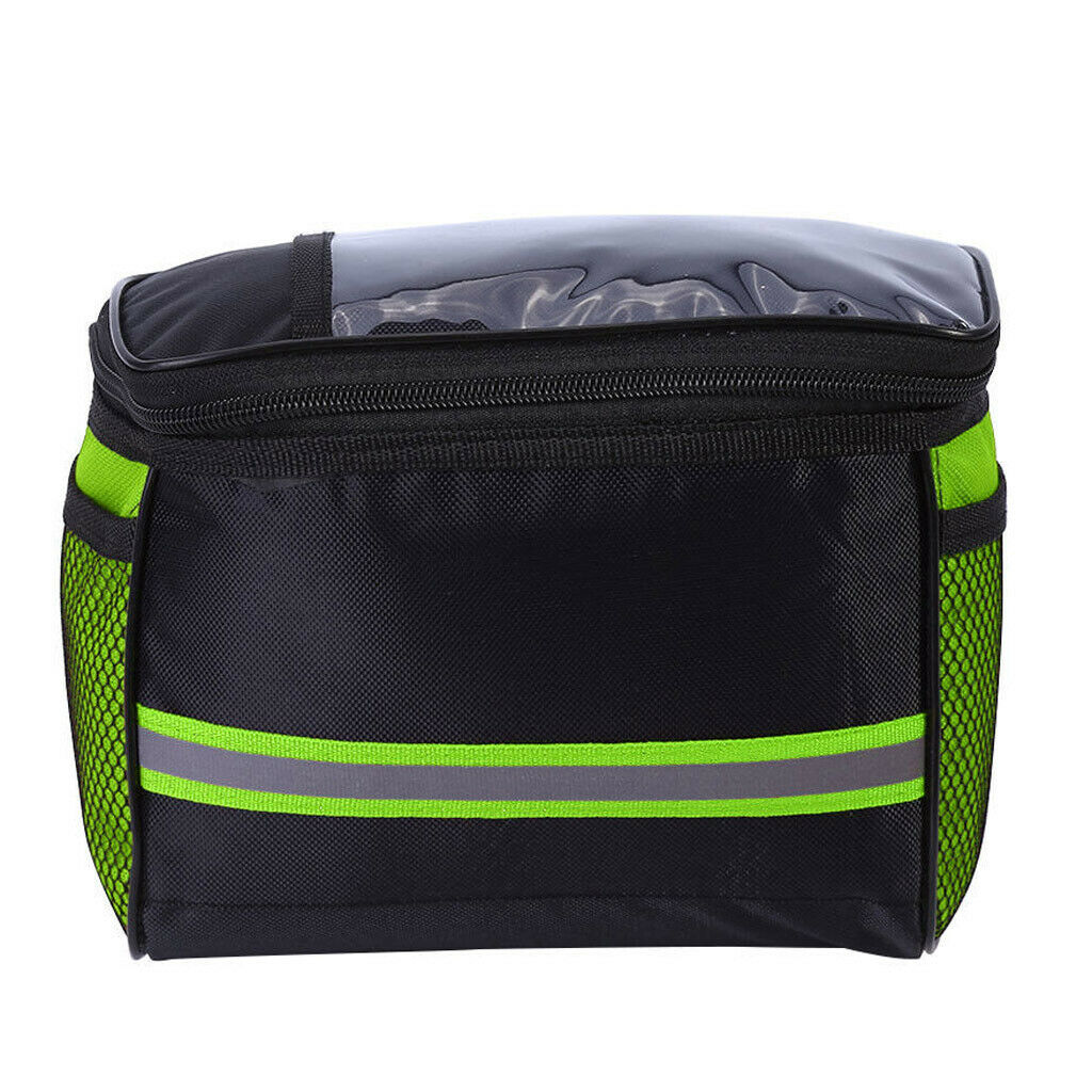 2x Waterproof Bike Handlebar Bag Outdoor Bicycle Front Pouch Pack Organizer