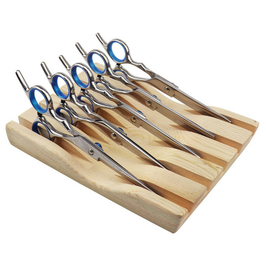 Professional Hair Scissor Shears Razor Holder Display Barber Stylist Tool