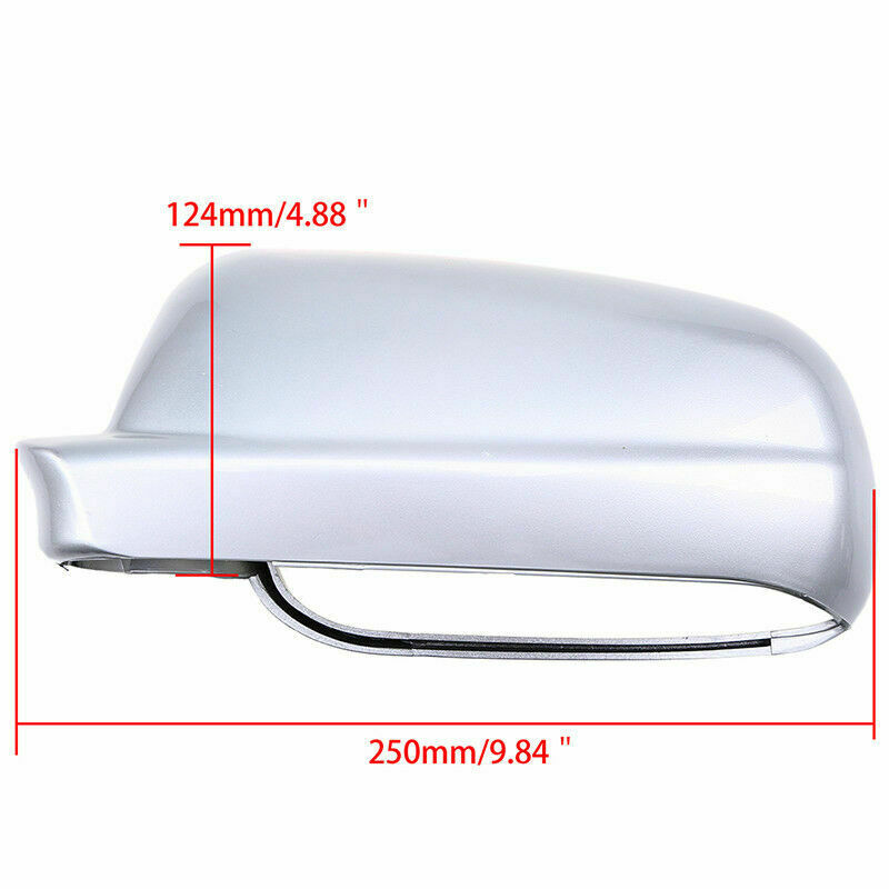 Pair Door Side Rear ViewÂ Mirror Covers Cap Trim For VW Golf/R32/GTI/Rabbit 2004