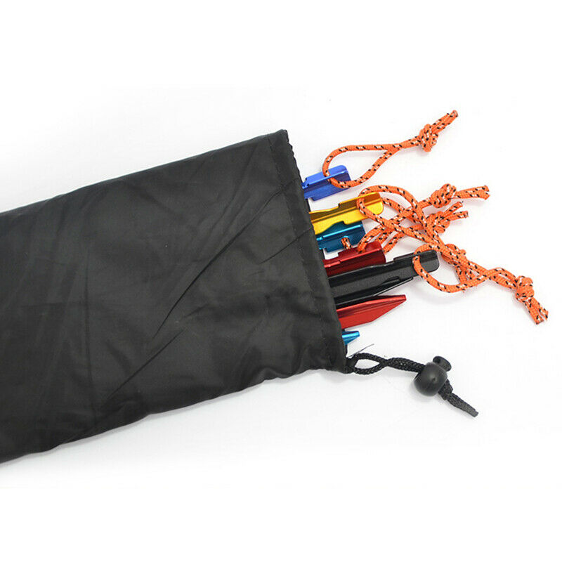 18cm Aluminum alloy Tent Pegs with Rope Stake Outdoor Traveling Tent Accessor Kt