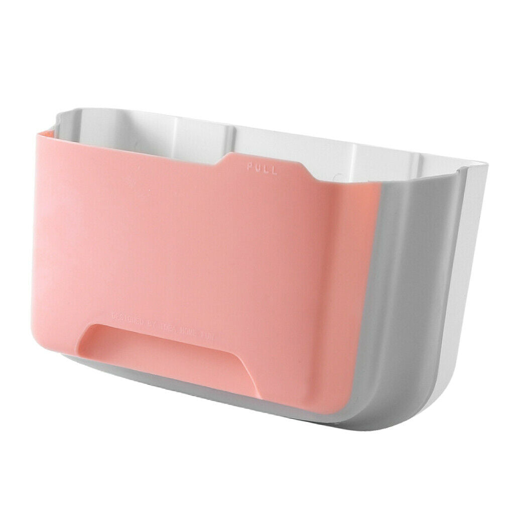 Rubbish Kitchen Hanger Garbage Hanging Racks Waste Bag Holder Pink