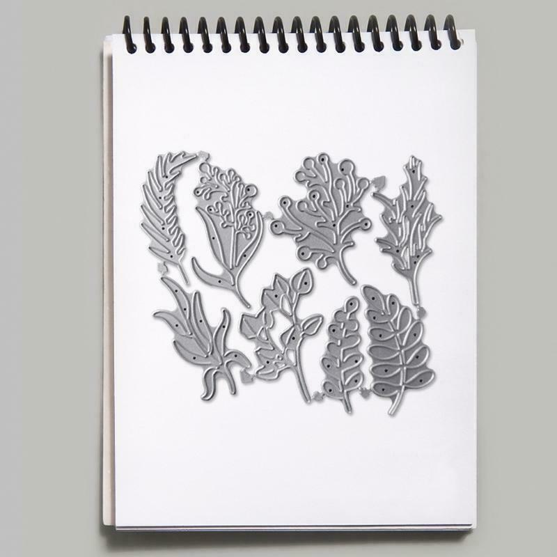 Large Leaves Metal Cutting Dies Stencil DIY Scrapbooking Album Paper Card Mold