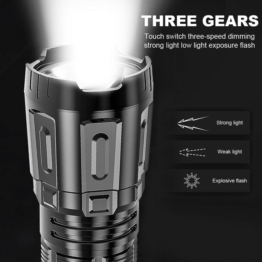 Portable Mini LED Light USB Rechargeable Flashlight High Brightness for Camping