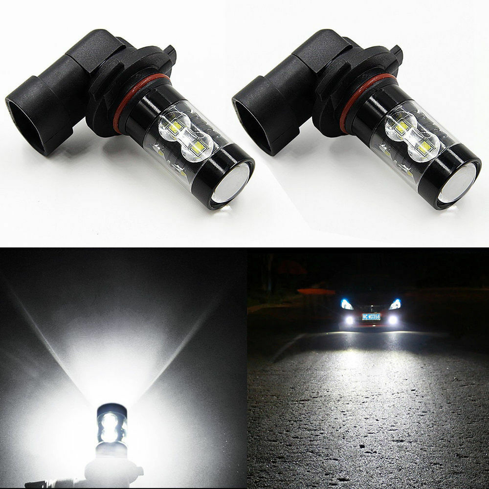 1pair ,DRL daytime running lights 50W White Fog Lights Bulbs 950LM/bulb Lights
