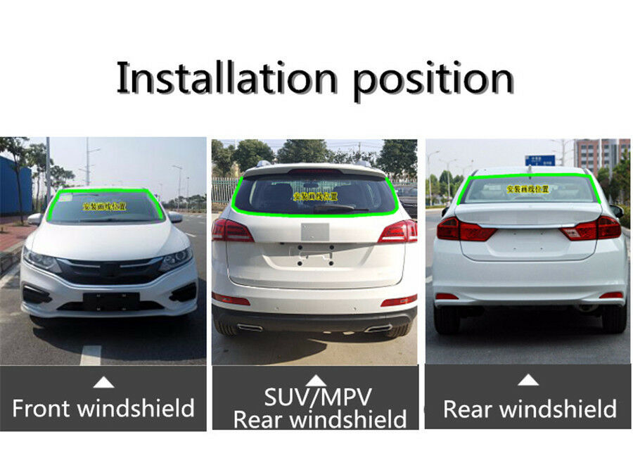 Universal Car Front Rear soundproofing window seal trip Trim 10ft3m All Weather