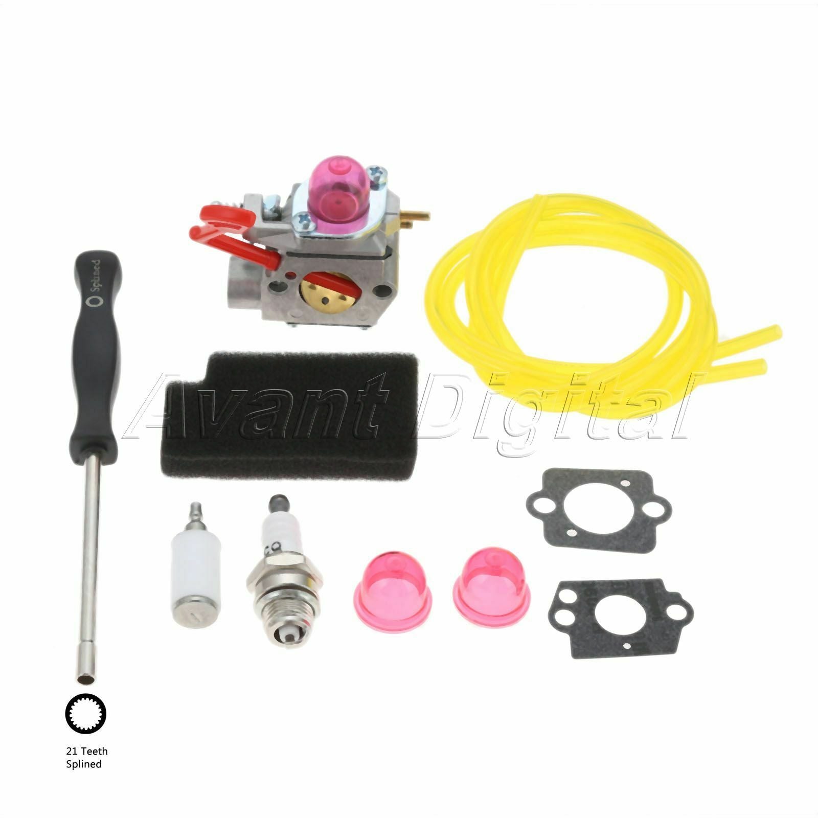Carburetor & Filter Fit For Walbro WT-875-A Poulan Craftsman Blower BVM200C Set