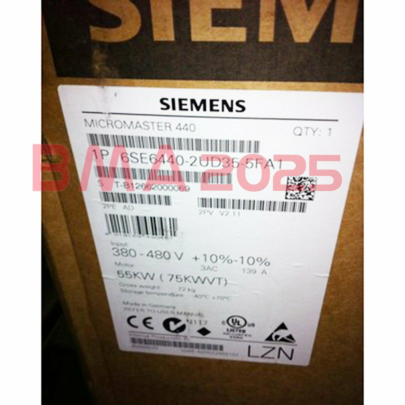 1PC New 6SE6 440-2UD35-5FA1 6SE6440-2UD35-5FA1 1year warranty DHL free Ship SM9T