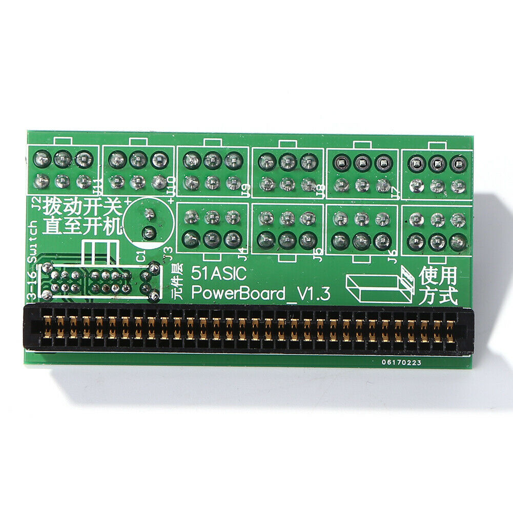 750W-1200W Power Supply Breakout Board 10 Ports PCIe 6 Pin for DPS-800GB A BTC