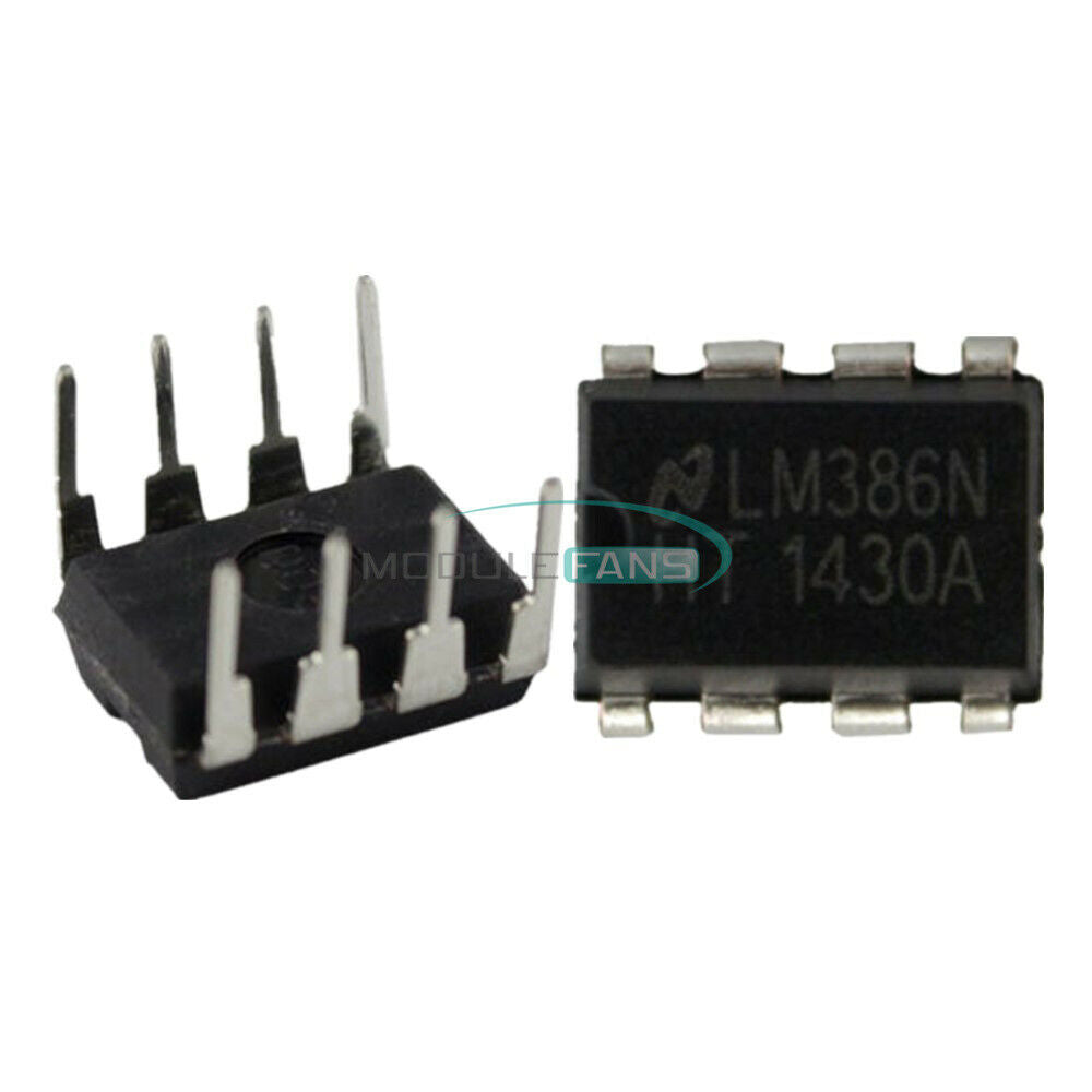 100PCS LM386N LM386 DIP-8 Audio Power AMPLIFIER IC Test Equipment