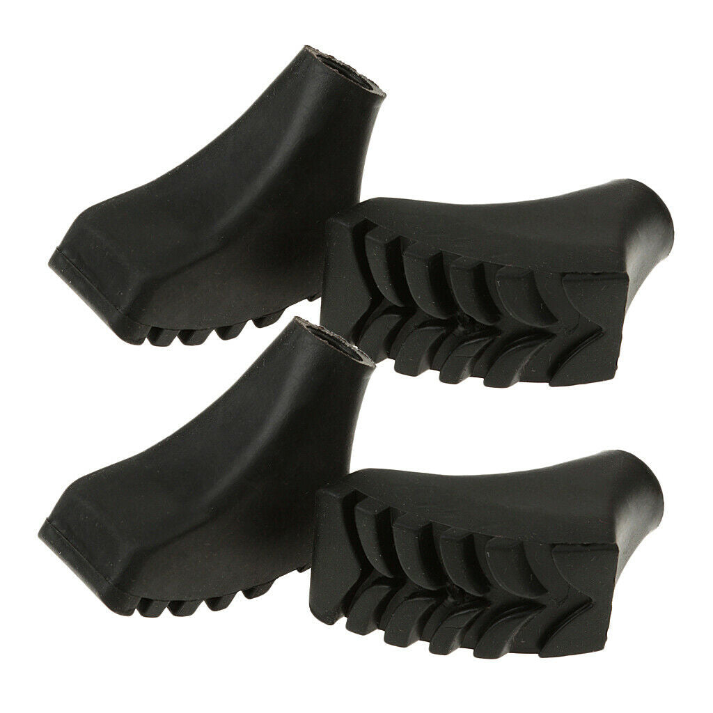4X 4pcs Rubber Paw Feet Tips Hammers Hiking Stick Walking Trekking Pole Caps