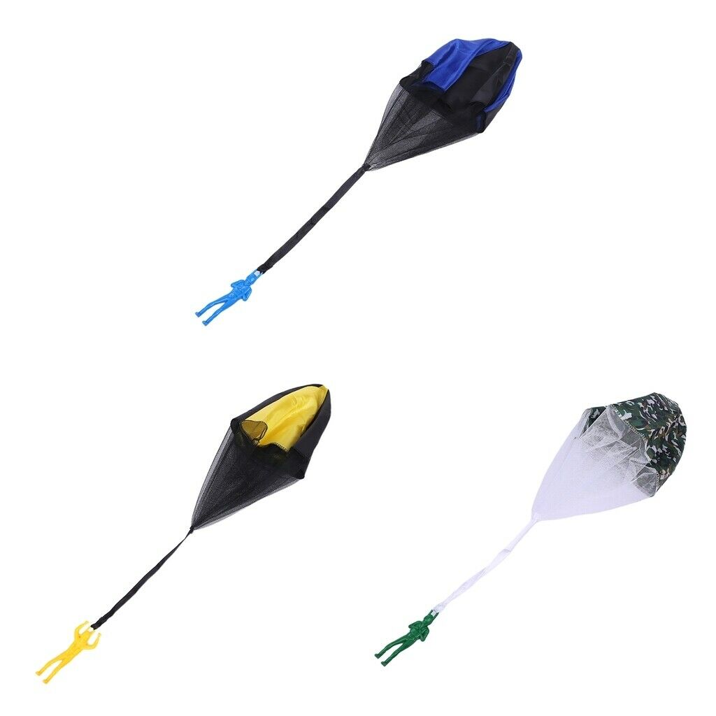 3x  Free Throwing Parachute Game Square Outdoor Children's Flying Toys