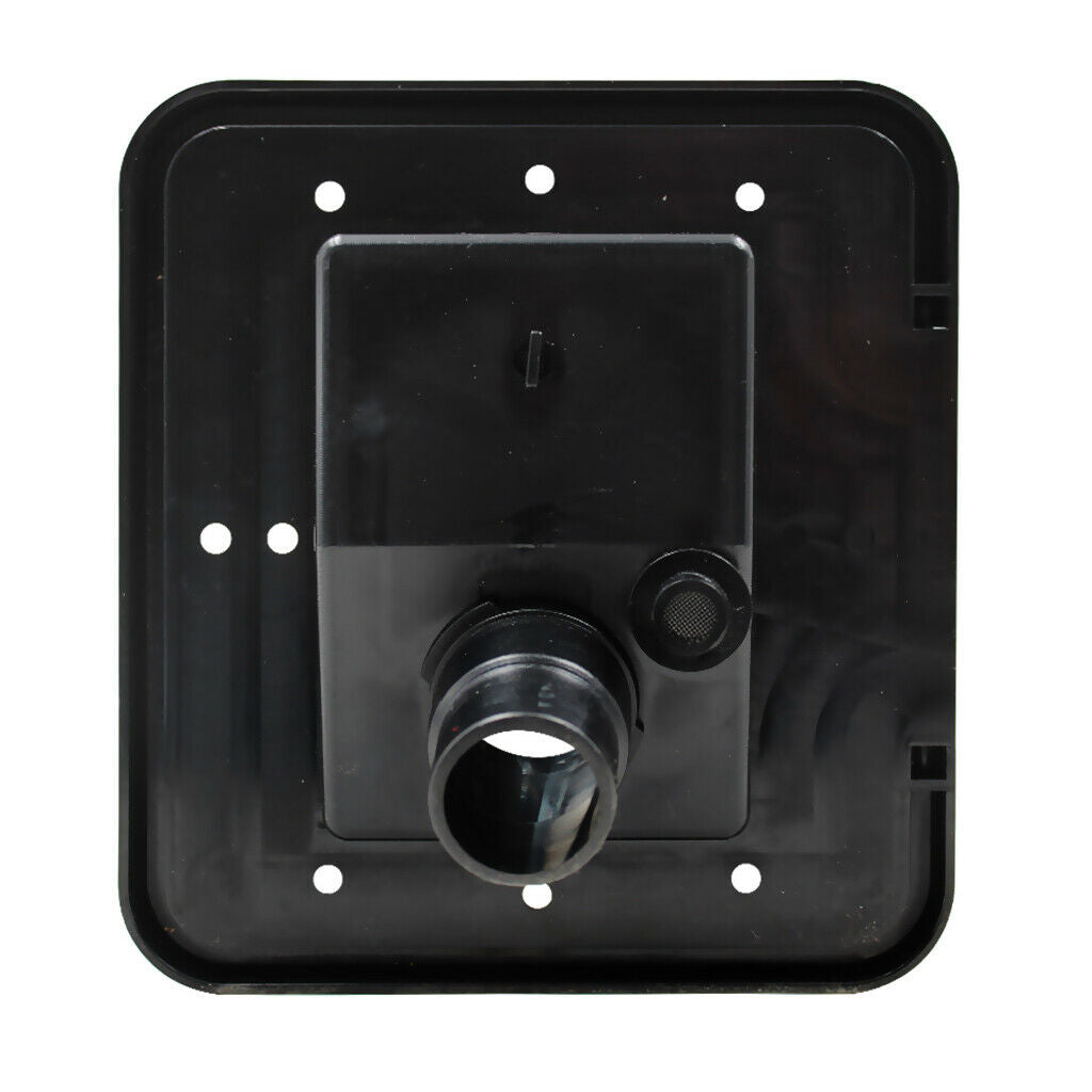 Black RV Trailer Motorhome Gravity City Water Tank Inlet Fill Dish Lockable
