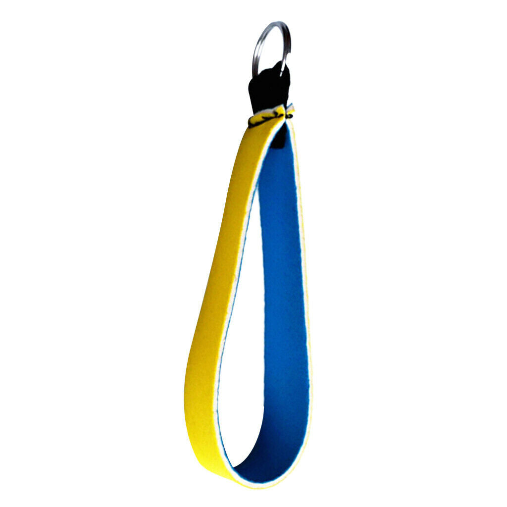 7 Pieces Neoprene Wristlet Keychain Wrist Strap Band Key Holder with 7/8 inch