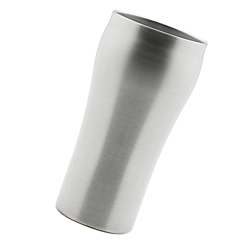 Double Wall Insulated Stainless Steel Tumbler Metal Drinking Cup Mug 400ml
