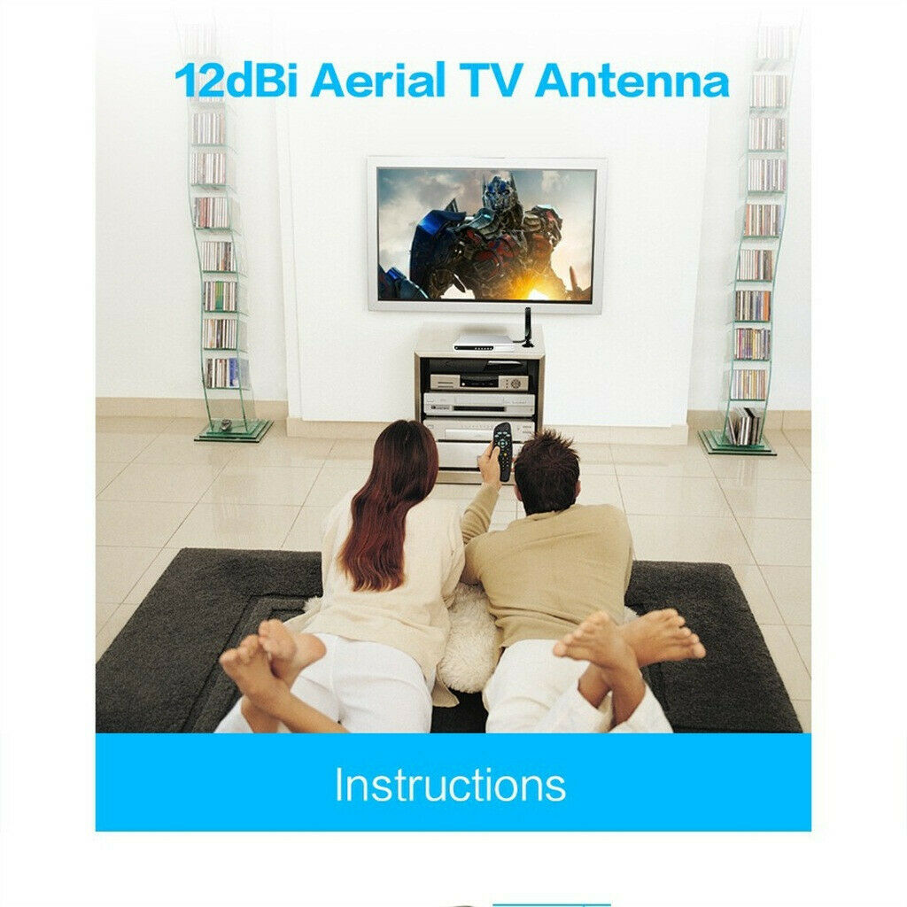 Antenna TV-Digital HD 1080P Skywire 4K Antena Digital Indoor HDTV 50-Mile Range
