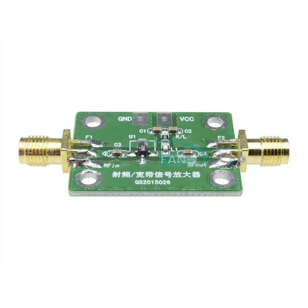 2PCS RF Wideband Amplifier 30dB 0.1-2000MHz low-noise LNA Broadband Receiver