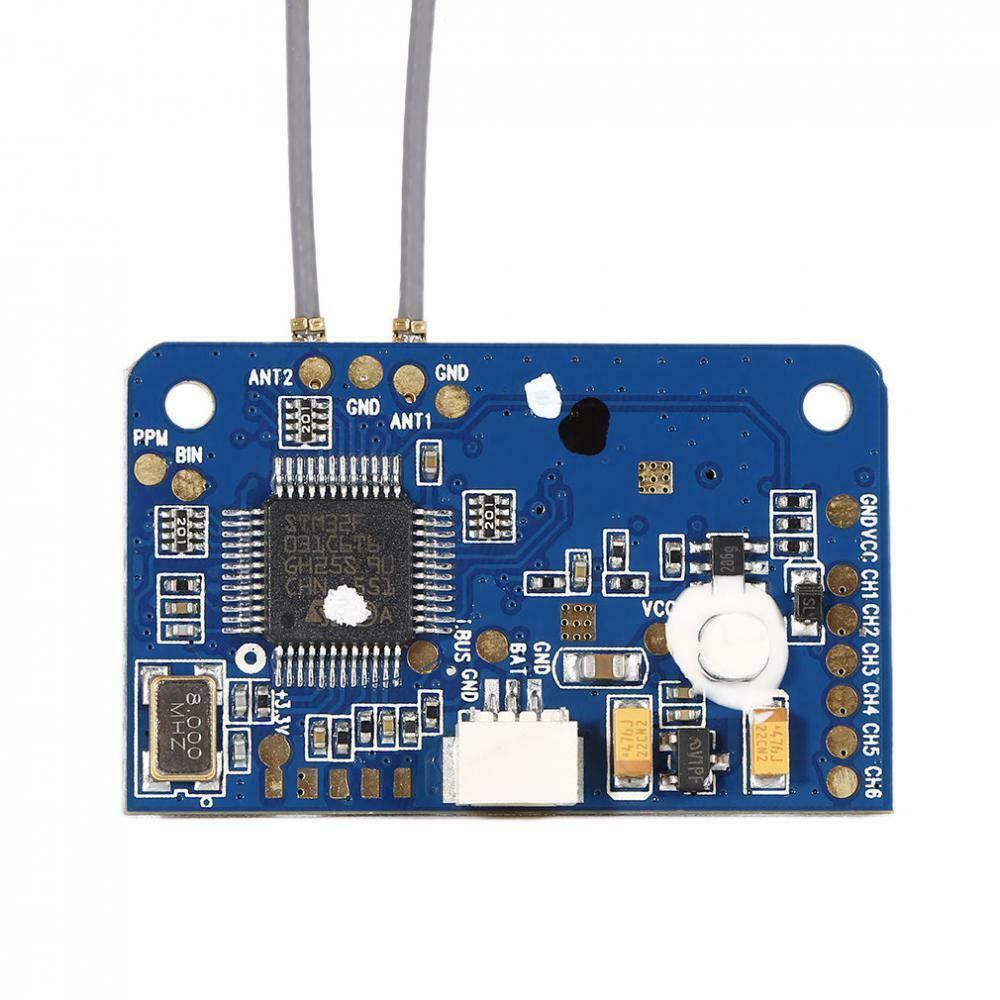 Two-Way X6B 2.4G 6CH PWM PPM Receiver for AFHDS FS-i10 FS-i6x FS series