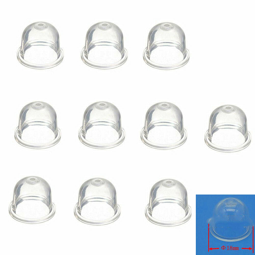 20Pcs PVC Transparent Primer Bulbs Pump For Stihl Shindaiwa Homelite Echo Walbro