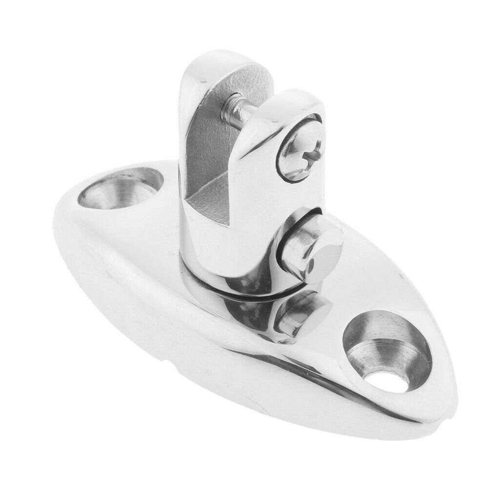 360 Deg. Rotatable Stainless Steel Quick Release Boat Top Bimini Deck Hinge