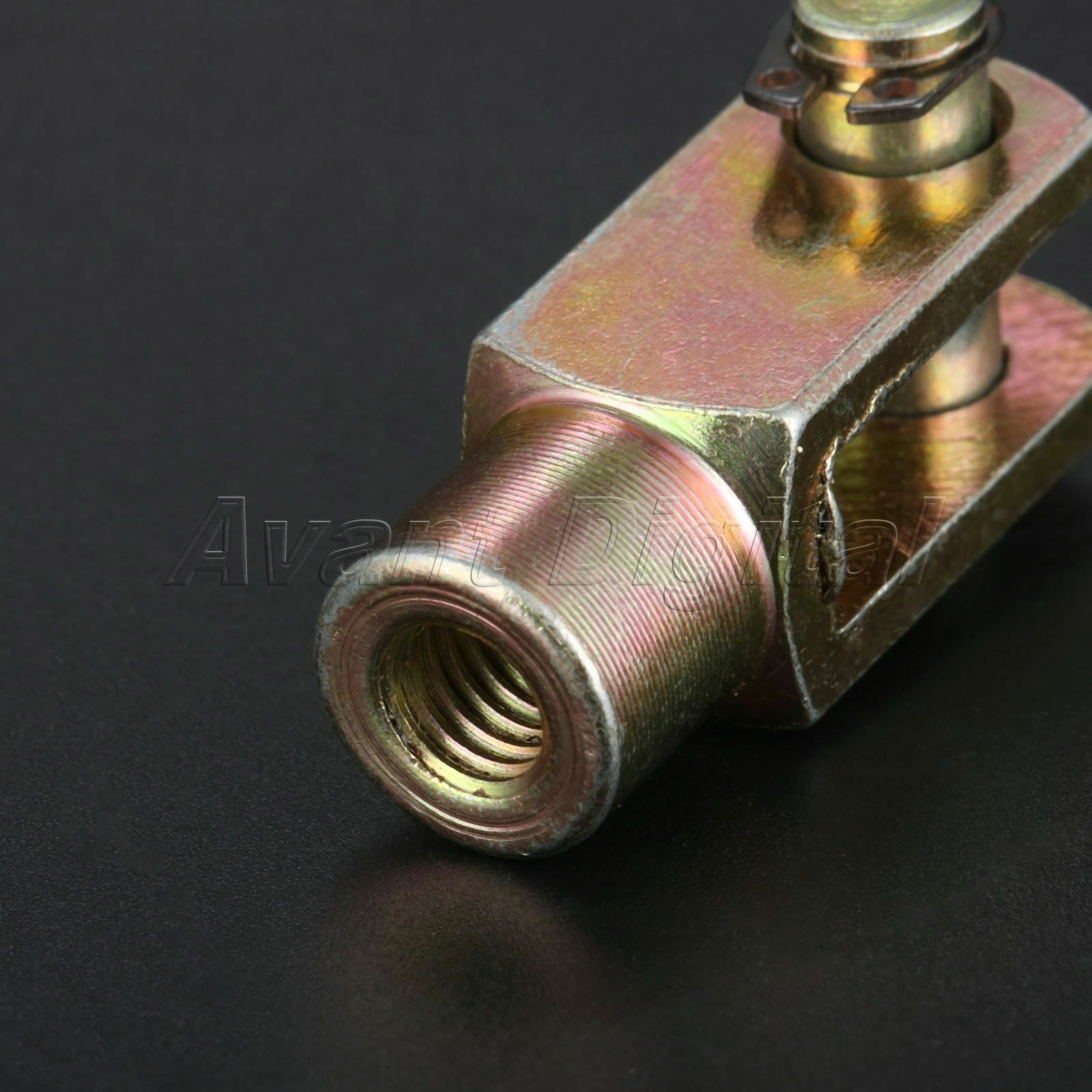20mm Bore Thread M8x1.5mm Piston Rod Clevis Y Joint Connector Pneumatic Cylinder