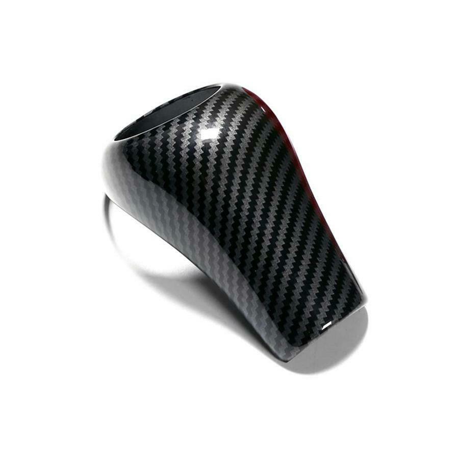 1XCarbon Fiber Gear Knob Shift Trim Cover For Mercedes-Benz W204 GLS C E G Class