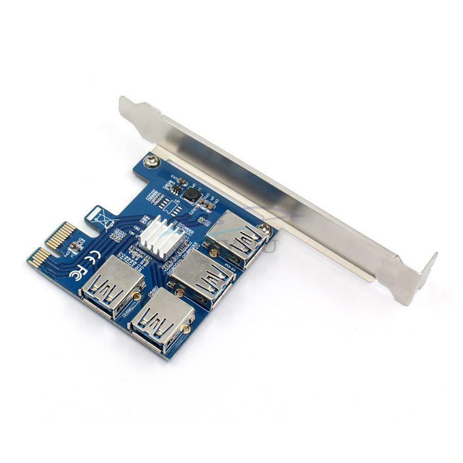 Support WINXP/WIN7/WIN8/WIN10 System PCI-E 1 To 4 USB 3.0 Port Expansion Cards