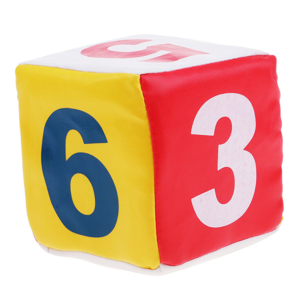 Sponge Dice Foam Dot Dice Playing Dice for Teach Education Toys 1-6 Numbers
