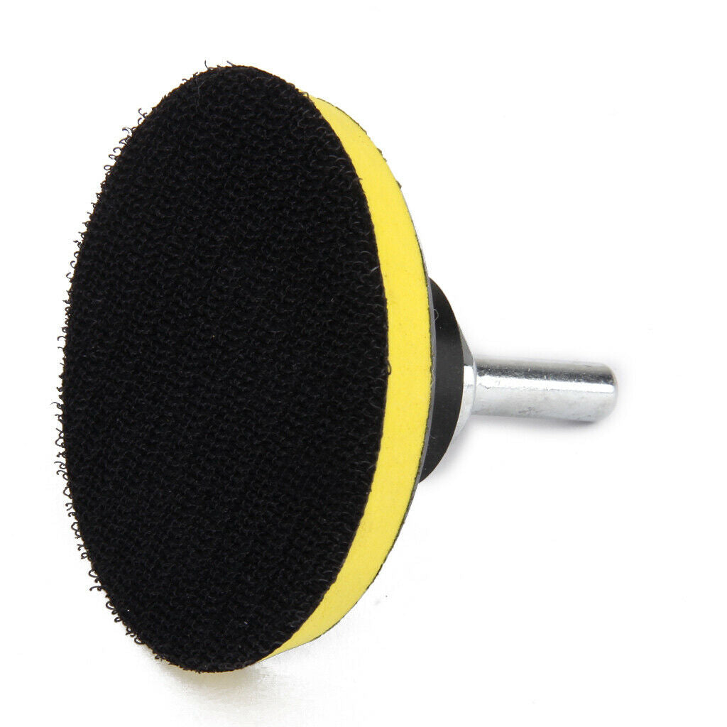 2pcs Universal Dia.3" Backing Polishing Buffing Plate Pad with M10 Drill Adapter