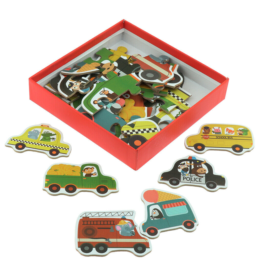 2Set Preschool Kids Puzzles Toddlers Paper Jigsaw Puzzles for Baby Ages