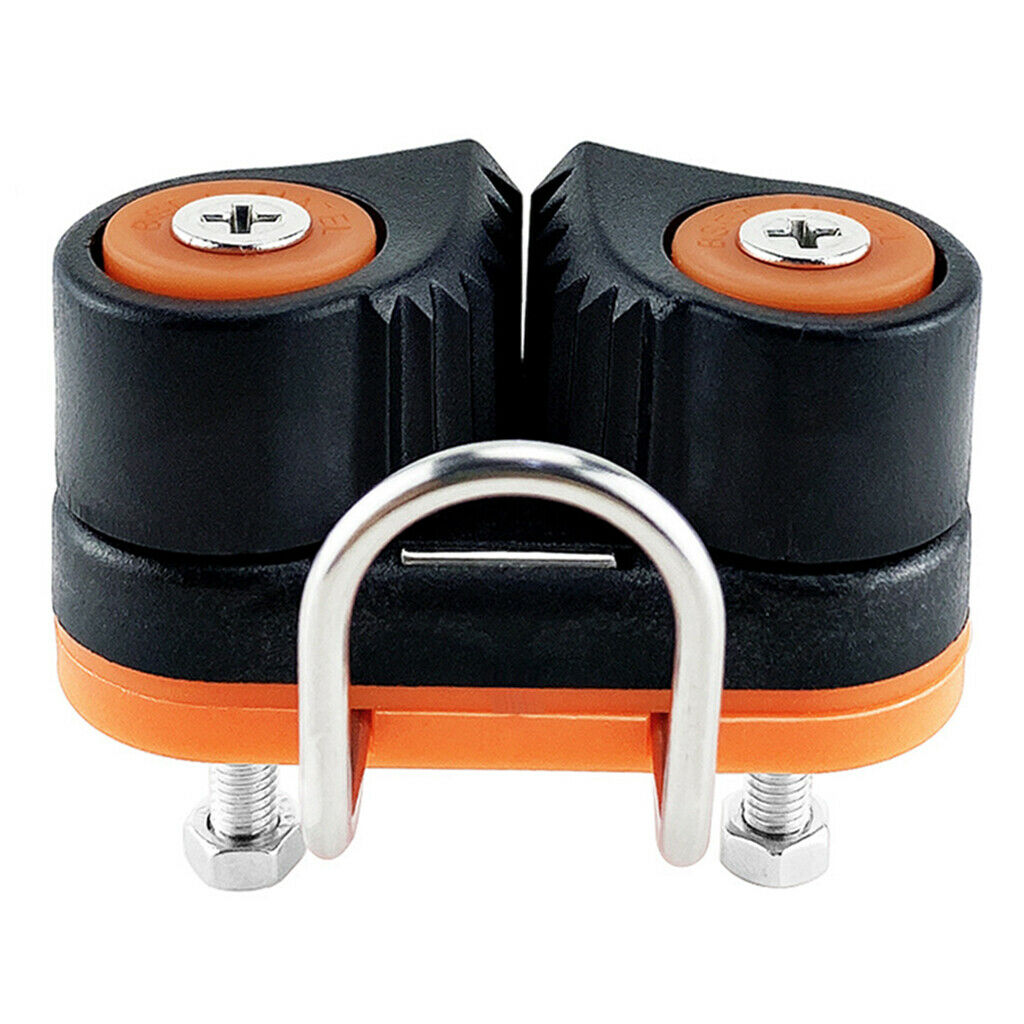 2 Row Ball Bearing Sailboat Cam Cleat with Leading Ring Sailing Hardware
