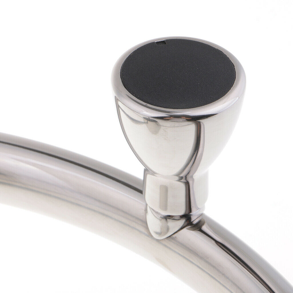 13-1/2 Inch Stainless Boat Marine 5 Spoke  Steering Wheel with Knob