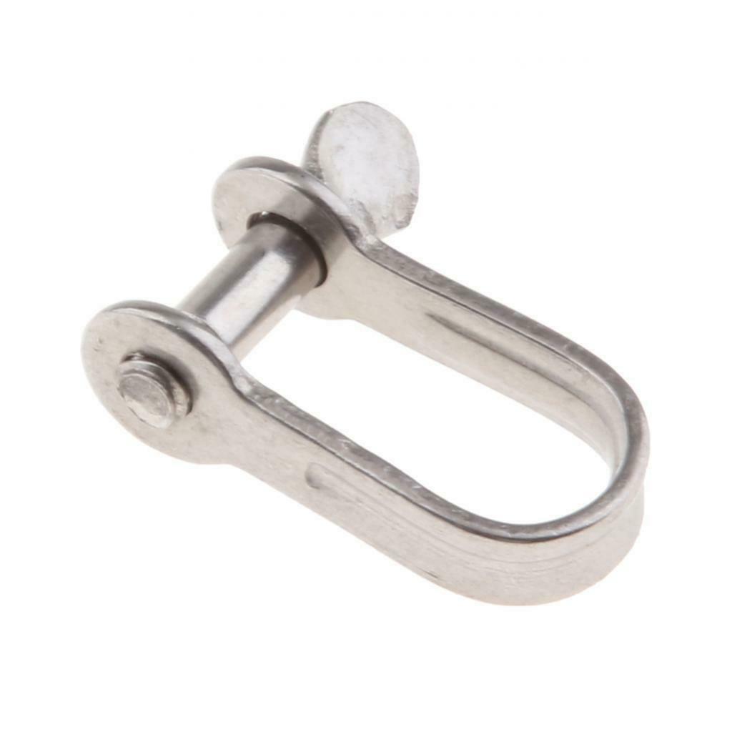 304 Stainless Steel Slotted Pin Dee Shackle for Marine/Sailing/Boat/Ship 4mm