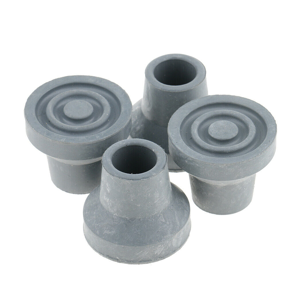 8pcs Anti-skid Rubber Stable Shock Absorb  End Crutch Cane Tips