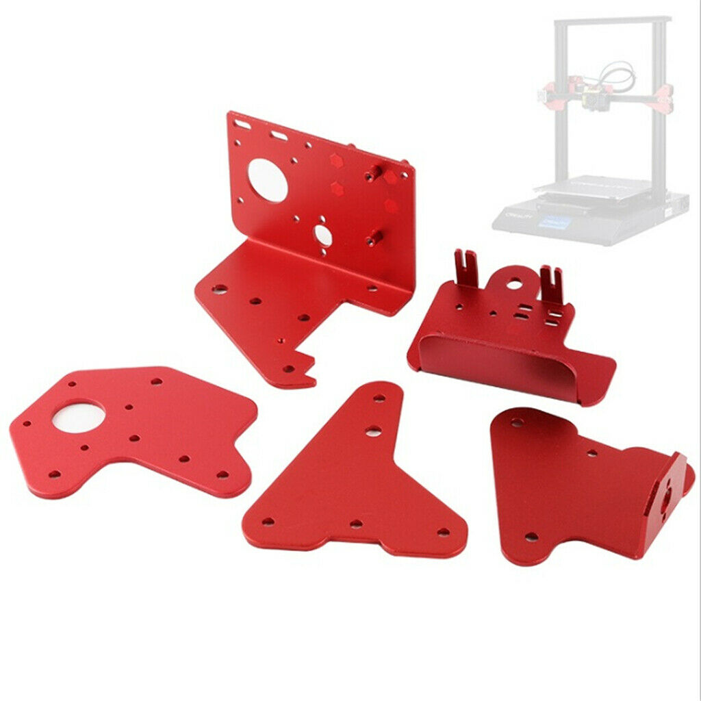 5Pcs Aluminum Alloy Extruder Support Bracket Back-Plate Assy For CR-10S PRO