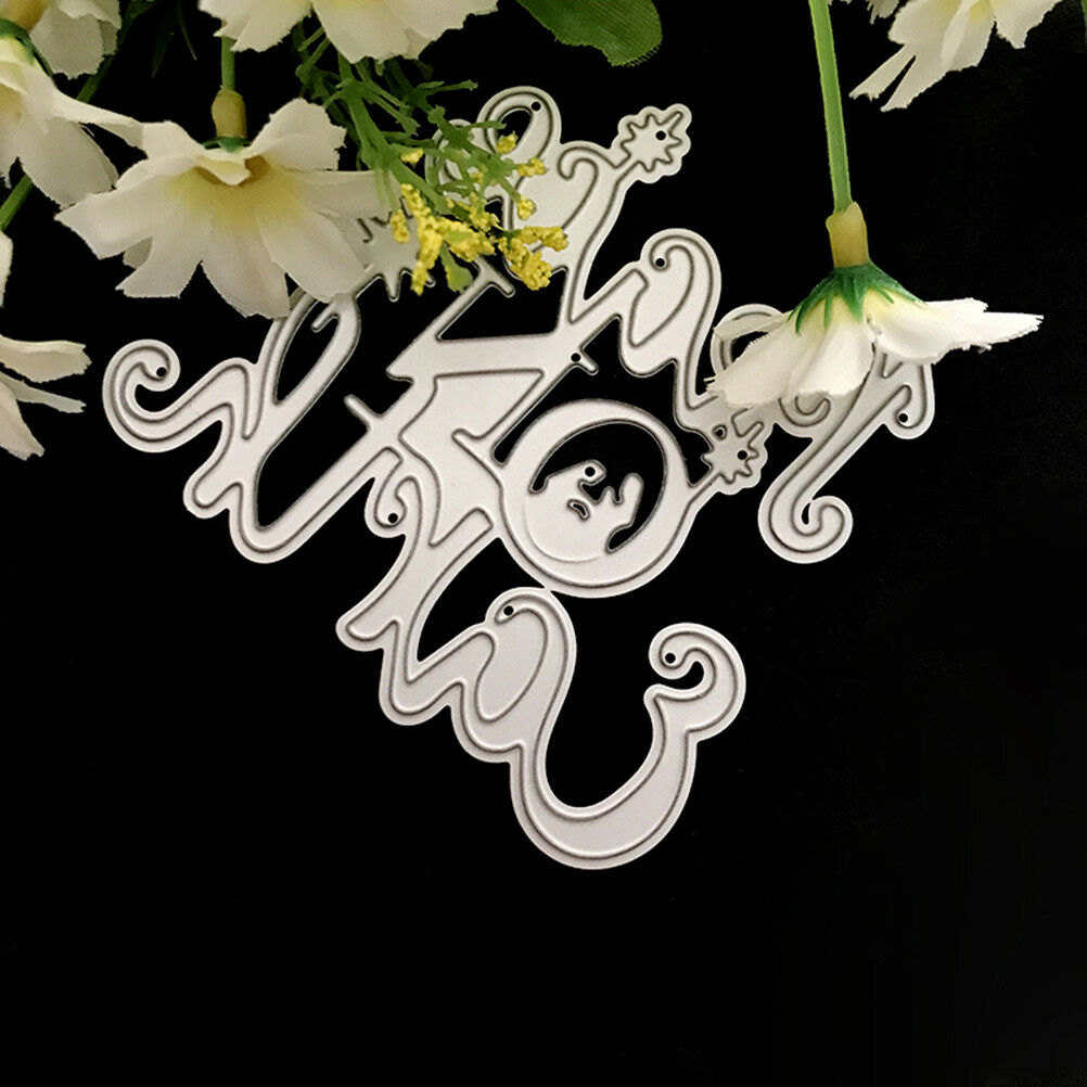 peace on earth letter Metal Cutting Dies For DIY Scrapbooking Card Paper Albu Lt