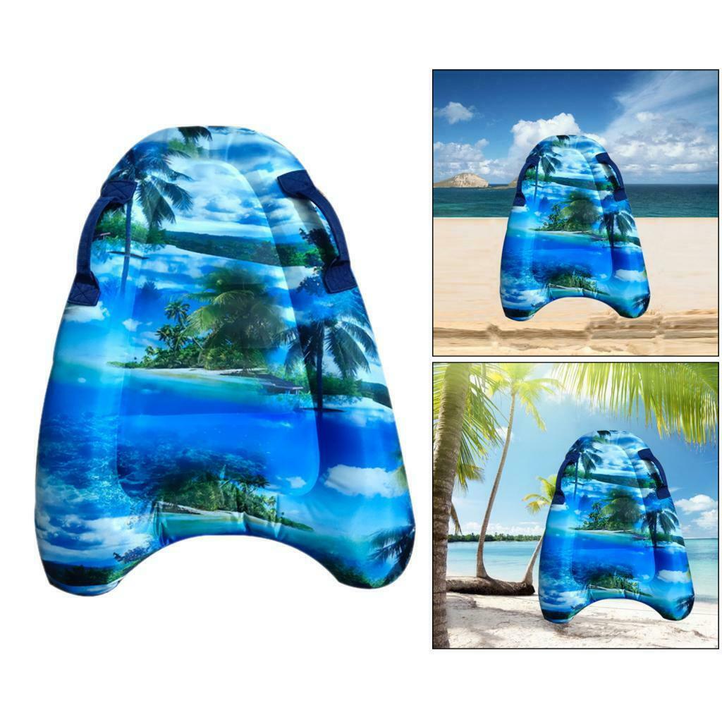 Portable Outdoor Inflatable Surfboard with Handles for Swimming Bathing Toys