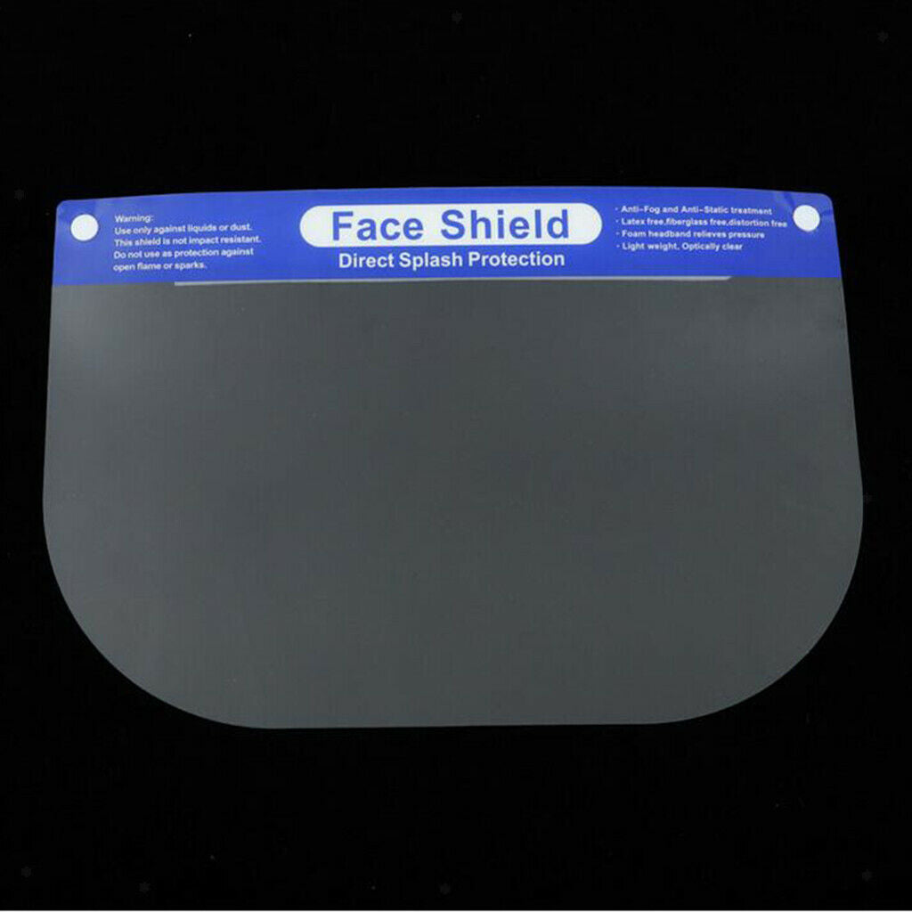 3x Safety Full Face Shield Guard Washable Goggles Face Cover Visor Hat