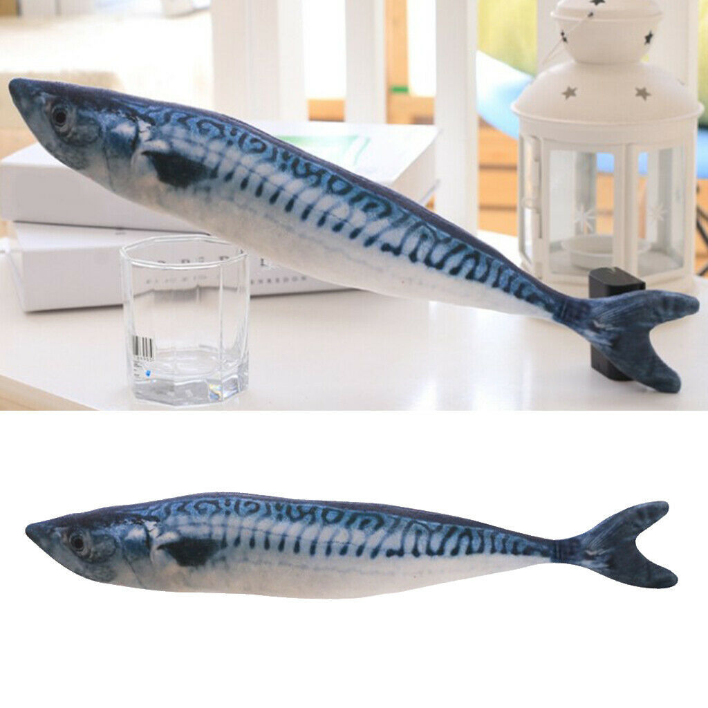 4pcs Kitten Moving Fish Toys 20cm Funny Cat Chew Teeth Cleaning Kicker Toys