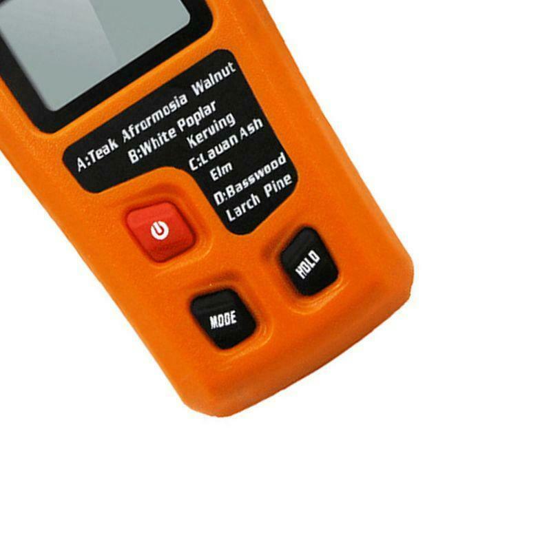 0-99.9% Handheld Digital Wood Moisture Meter Humidity Tester for Firewood Paper