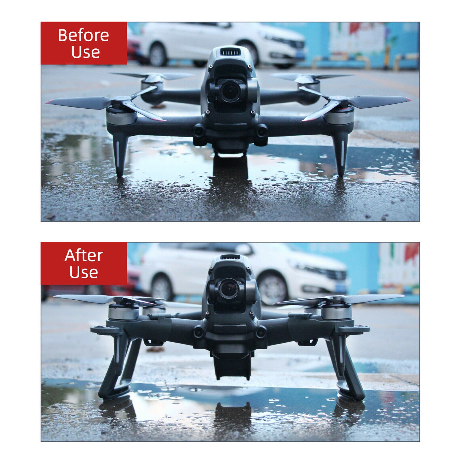 Heightened Tripod for DJI FPV Anti-drop Shockproof Drone Kits Durable Parts