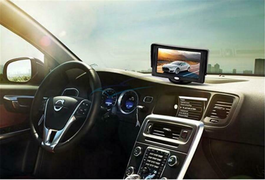 5'' Car TFT LCD High-definition Digital Display W/ 170° Dynamic Tracking Camera