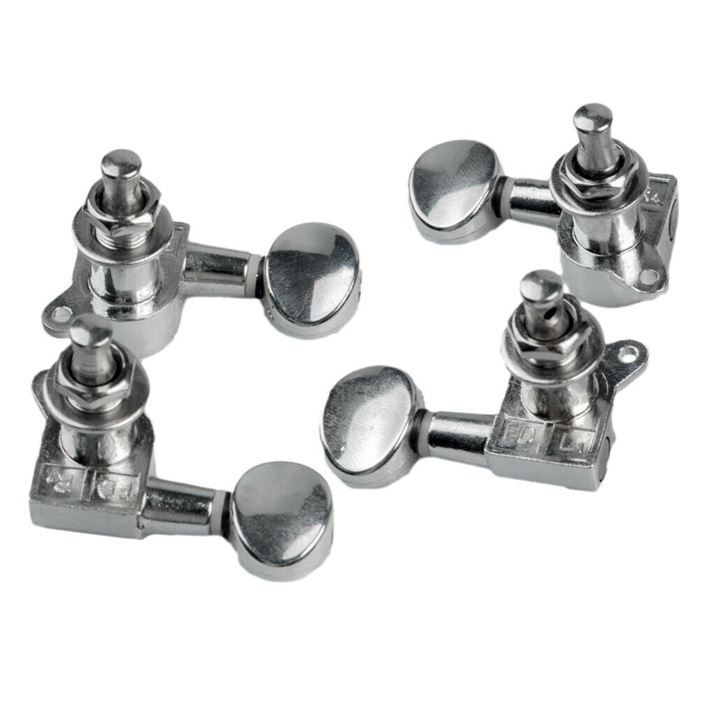 2X 4 Pieces Ukulele Tuning Pegs 2L 2R Button Strings Tuners Head Accessories