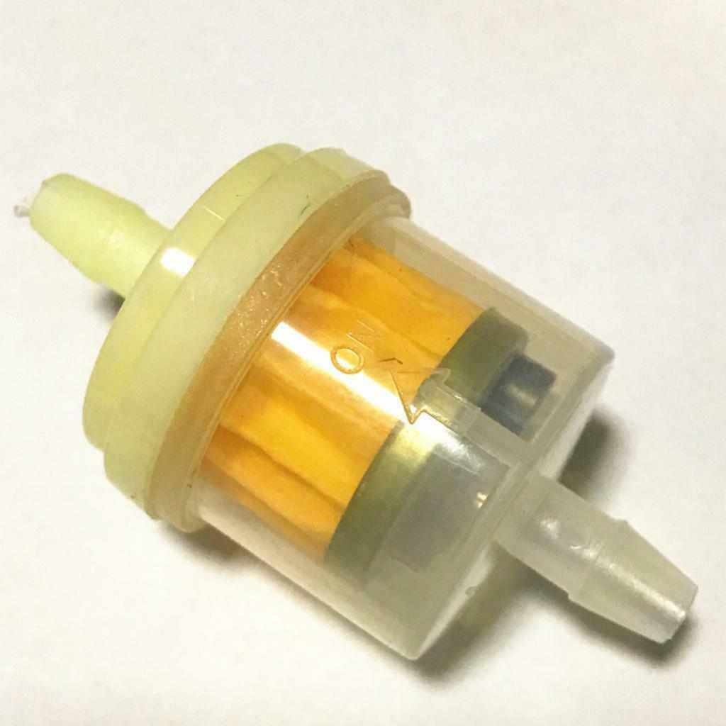 6mm 1/4" Gas Fuel Filter Petrol for Motorcycle Car Dirt Bike Scooter