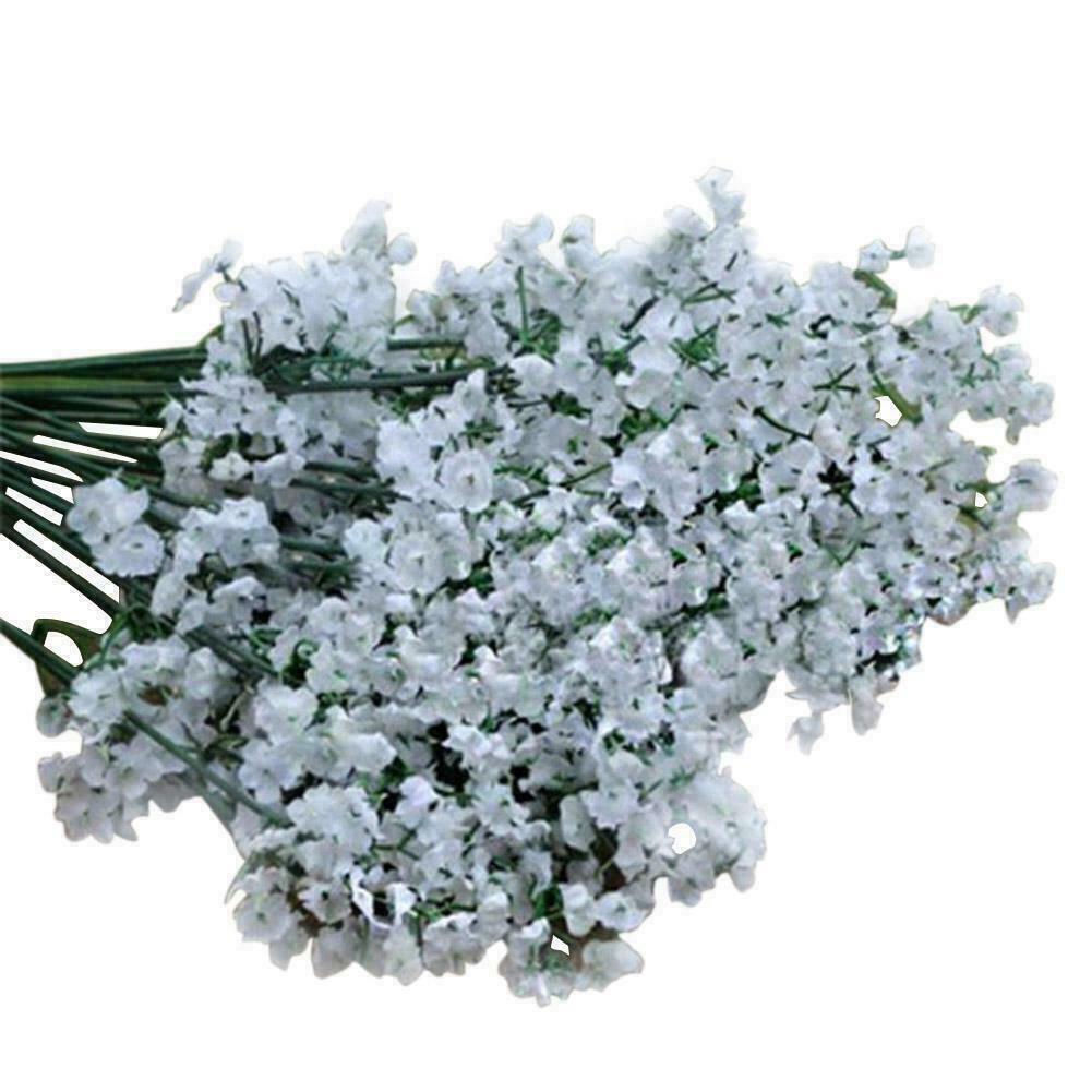 Artificial Baby's Breath Gypsophila Silk Flowers Bouquet S3 R4 A2D9