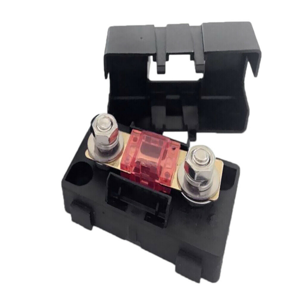 Automotive Car Mini ANS Fuse Holder Fusebox Block Dustproof Cover 30A+80A