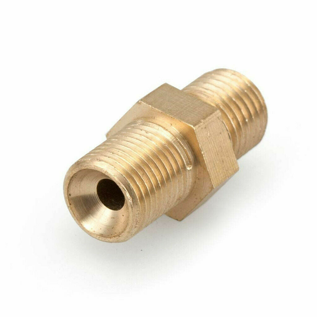 0.035" AN 4AN X 1/8 NPT Turbo Oil Feed Line Restrictor Fitting Brass NEW