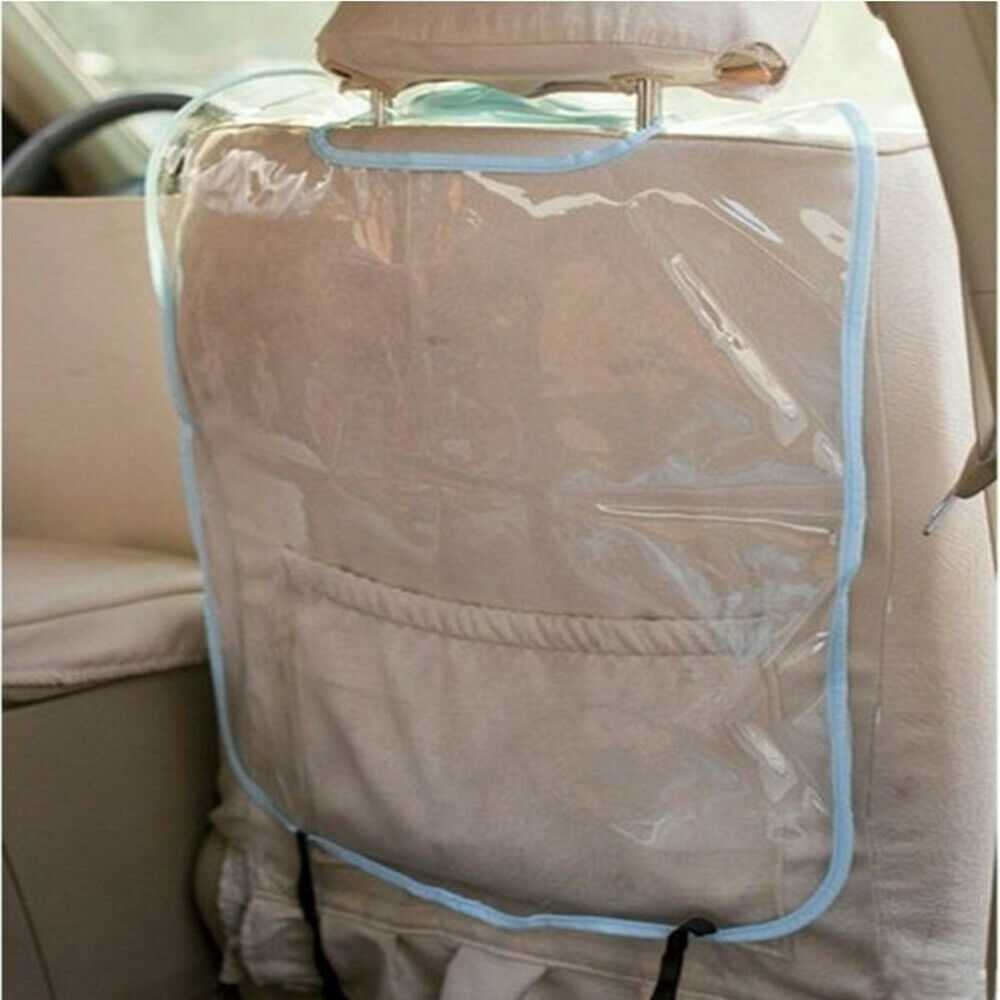 Anti Mud Anti Kick Mat Car Seats Protect Cover Storage Pocket Protector Cover