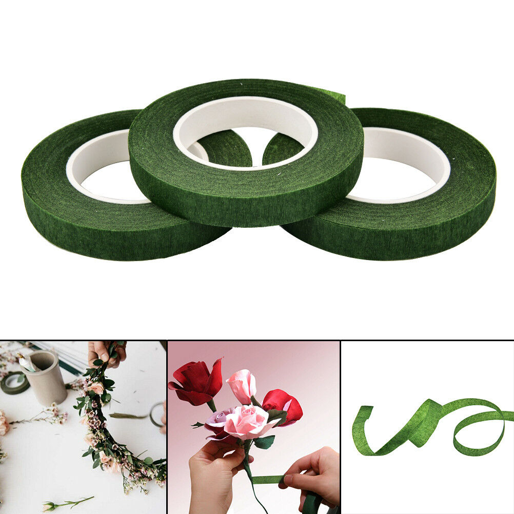 GREEN Parafilm Wedding Florist Craft Stem Wrap Floral Tape Waterproof .l8