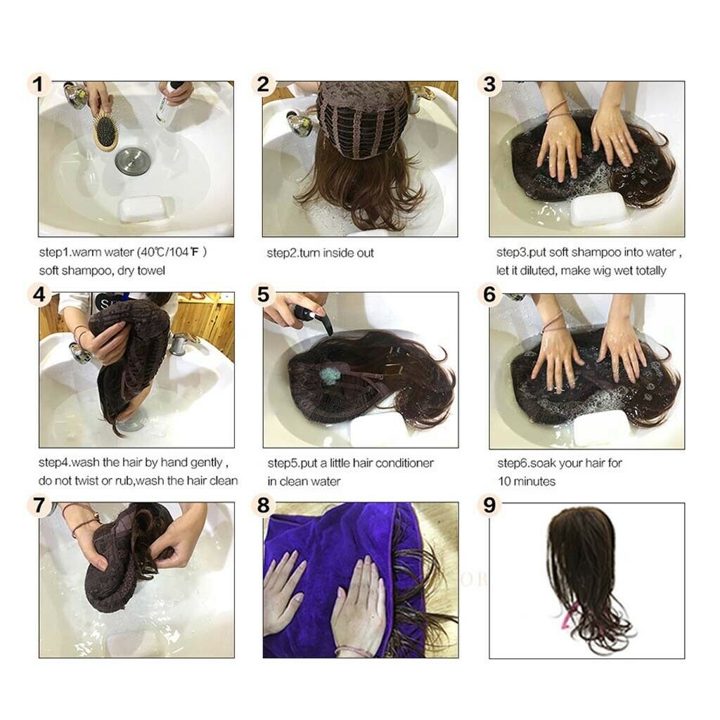 Women Long Curly Hair Full Wigs Heat Resistant Synthetic Hair Wigs 24 inch