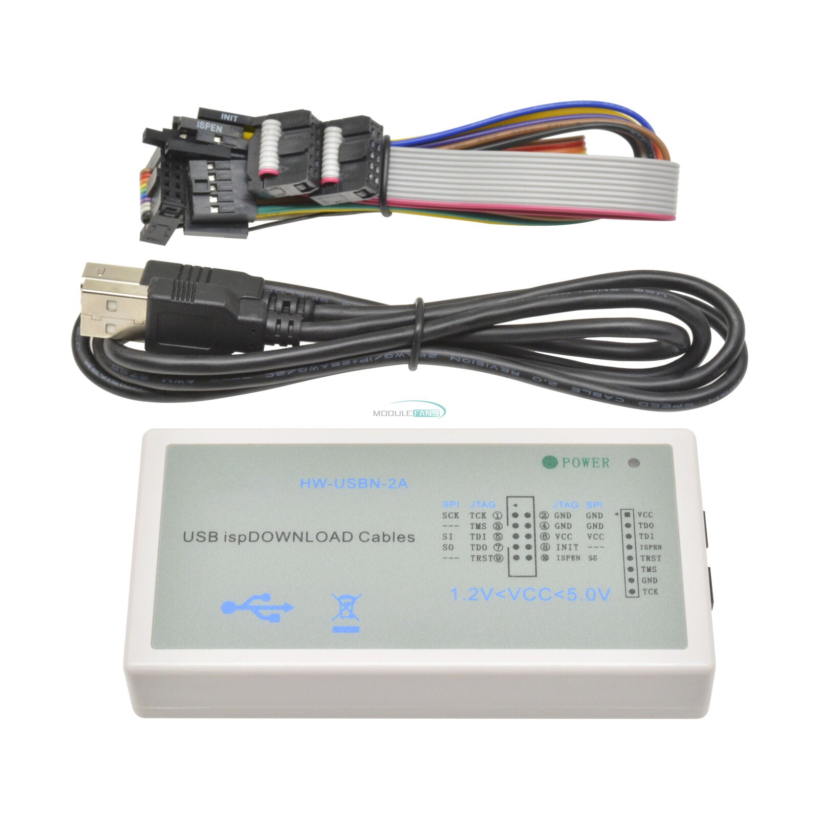 USB Downloader FPGA CPLD Jtag ISP Programmer ispDownload Cable HW-USBN-2